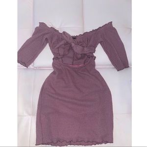 HMS. Open stomach. Purple/Lavender. Size Small.